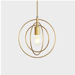 China D30cm Round Metal Modern Pendant Light Home Decoration on sale