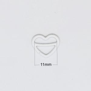 Heart Shape 11mm Bra Adjustment Slides