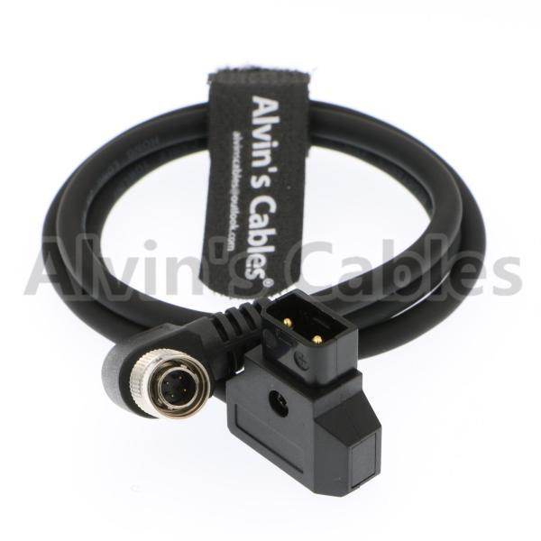 ANTON BAUER D-Tap to 4 PIN Hirose Right Angle Male Power Cable for Sound Devices