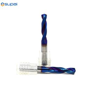High Precision 5 XD Tungsten Carbide Drill Bits Inner Coolant With Brazer