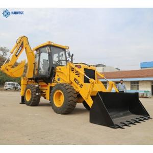 SAM388 4WD 102HP 75kW Engine 0.3m3 Bucket Backhoe Wheel Loader