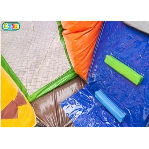 Dinosaur Pattern Inflatable Bounce House Combo Soft High Performance