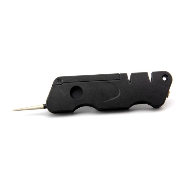 Quality Multi Purpose Outdoor Knife Sharpener With Climbing Hook , Screwdriver And Fire Stick wholesale