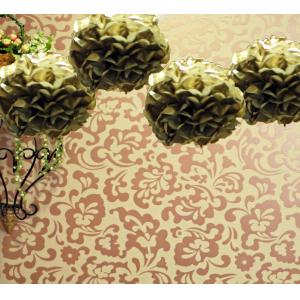 Cheap 16&quot; Tissue Pom Pom - Charcoal Grey (4 Pack) for sale