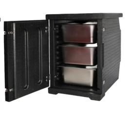 Quality EPP Insulated Food Pan Carrier Light Weight 90L Front Loader wholesale