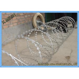 Security Protected Concertina Razor Wire Fence Bto-22 With Clips
