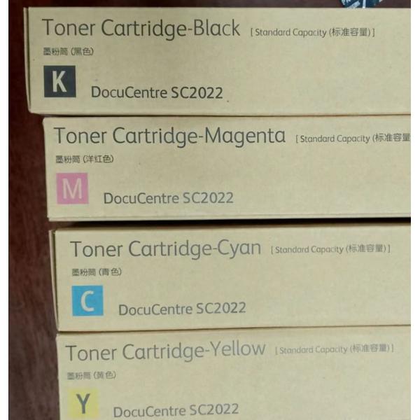 Quality Fuji Xerox Docucentre Sc2022 Copier Multipack value set Toner for  CT203024 to CT203027 wholesale