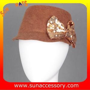 8970346 Sun Accessory customized winner fashion 100% wool felt cadet newsboy