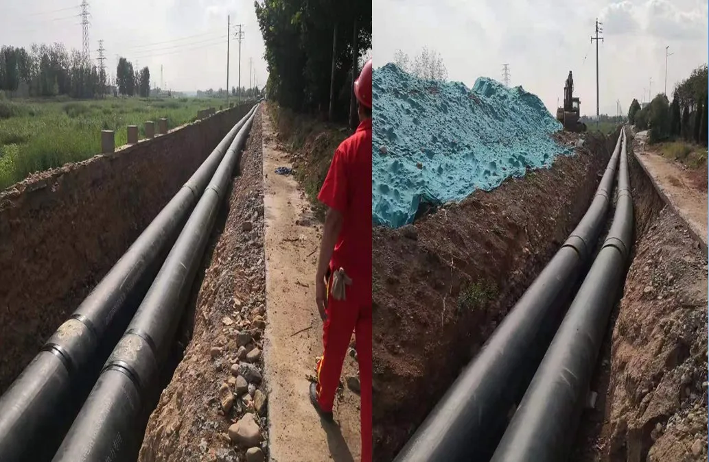 HDPE Pipe Electro-fusion Tape for Thermal crude oil Pre-Insulated Pipeline Girth Weld