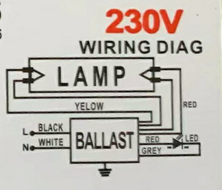 230V 40W UV Lamp Electronic Ballast For Germicidal 2