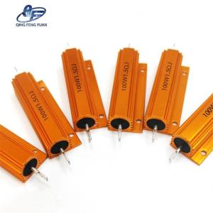 Golden aluminum encased wire wound resistor 100W 1.5R