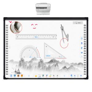 20 Touch Point Interactive Whiteboard 16 9 Aspect Ratio for B2B Collaboration