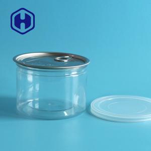 420ml Fish Seafood Packaging PET Plastic Can With Lid FSSC