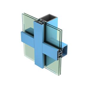 China Oxidation Resistance Industrial Aluminium Extrusion Sections , Curtain Wall Profile on sale