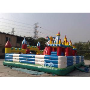 Commercial Grade Giant Inflatable Amusement Park For Outdoor Made Of Top Quality