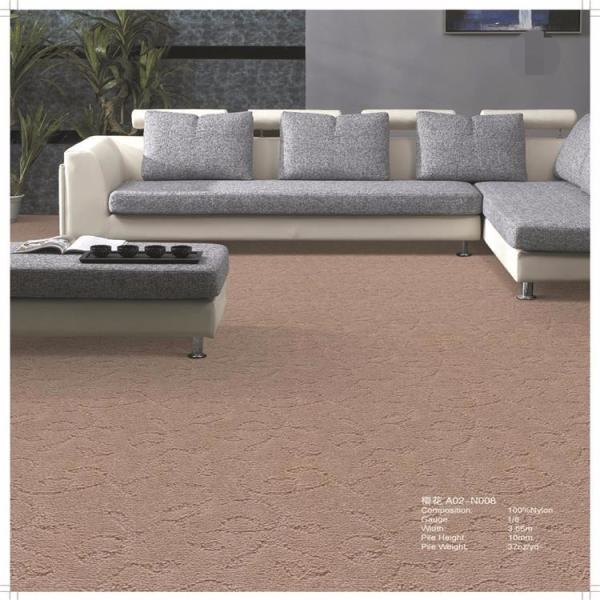 Chinese wine red cut loop pile nylon home, commercial carpet