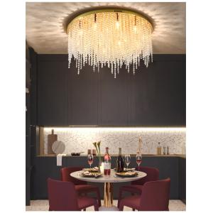 Crystal Chain Ceiling Lights New Lampara Techo for Home Decor guzhen lighting(WH