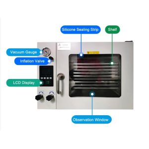 Full Automation Lab Vacuum Dryer Oven with 220V-480V Voltage 3.5kw Power and 30