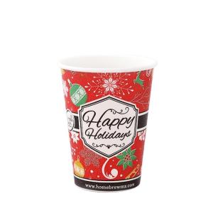 Custom Printed Single Wall Paper Cup 3oz-32oz with lids