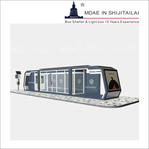 China Wifi Solar T8 Tubes Lcd Bus Station Shelter on sale