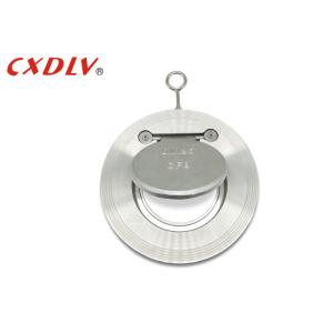 Durable Single Swing Spring Wafer Check Valve Stainless Steel CF8 PN16 Metal
