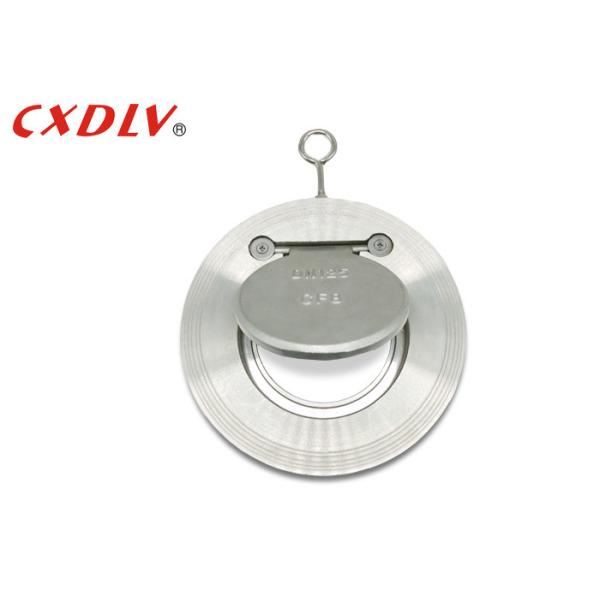 Durable Single Swing Spring Wafer Check Valve Stainless Steel CF8 PN16 Metal