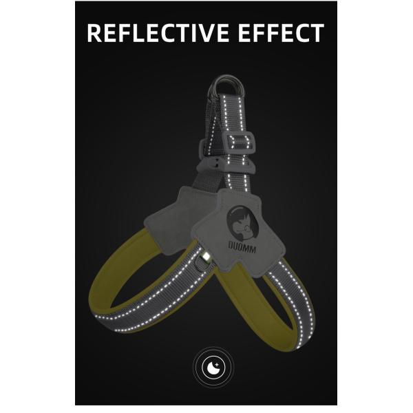 Pet Y-Shaped Harness Dog Breathable Reflective Harness For Small And Medium Sized Dog