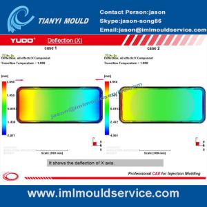 professional of thin wall plastic rectangular container with lids mold flow