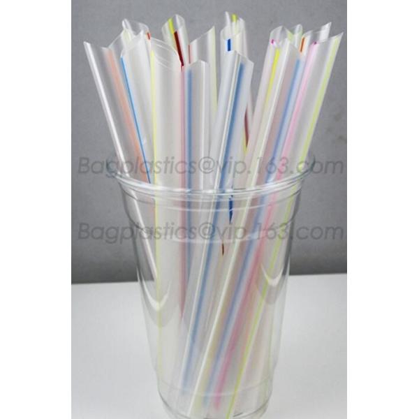 Quality compost plastic drinking straw for drink promotion, juice drink sraw, food grade biodegradable plastic drinking straw wholesale