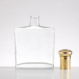 375ml 500ml 750ml 700ml Clear Glass Bottle for Brandy Tequila Vodka Spirits