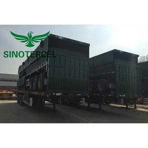 3 Axles Sidewall Semi Trailer 30-60Tons 40ft Shipping Container Trailer