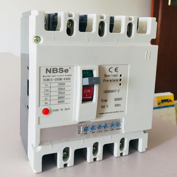 Quality Electronic Adjustable Circuit Breaker With Material High Current Tripping Function wholesale