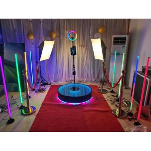 Parties Automatic LED 360 Photo Booth 80cm Diameter With Free Logo