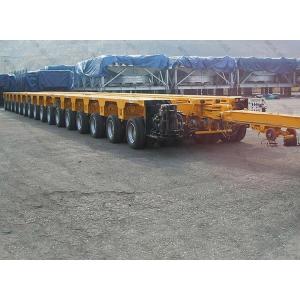 Cheap 18 Axle Hydraulic Steering Modular Semi Trailer For Big Excavator Transport for sale