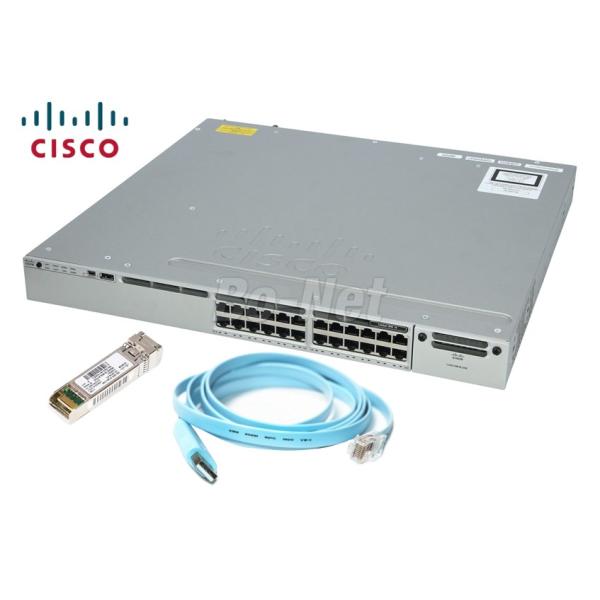 Cisco WS-C3850-24T-L 24port 10/100M Switch Managed Network Switch C3850 Series