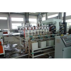 PVC WPC Foam Board Machine , Wood Plastic Double Screw Extruder