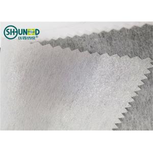 LDPE Chemical Bond Non Woven Interlining Fusing Embroidery Lining For Industry