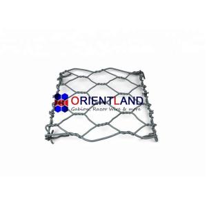 Five Twisted Pvc Coated Gabion Baskets , River Control Gabion Basket Anti