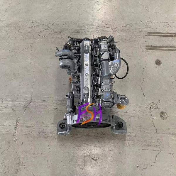 Quality Turbocharged Komatsu 6-Cylinder 6D10T Used Diesel Engine For Construction Machinery wholesale
