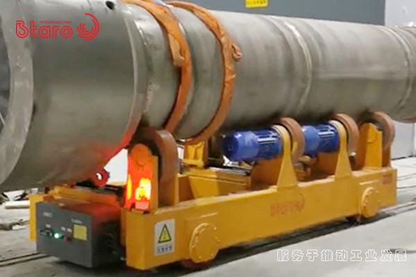 Quality 60Tons Material Transfer Trolley Platform Cart 48V/60V/72V Remote Control wholesale