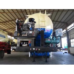 45 Cbm Steel 3 Axle Dry Bulk Cement Powder Tanker Semi Trailer With Wabco Relay