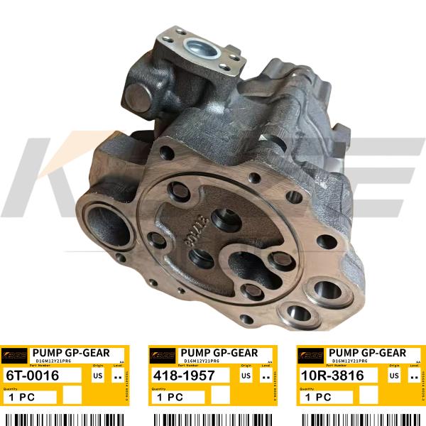 KBZE 6T-0016 4181957 10R3816 NEW GEAR PUMP ASSY FITS CATERPILLAR D6H D7H TRACK TYPE TRACTOR