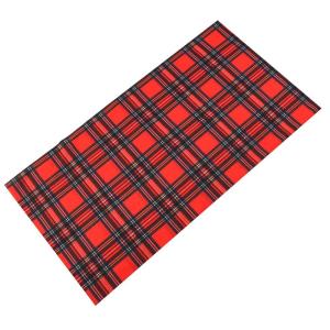 Wholesale micro-polyester checkered pattern seamless tube scarf 10pcs per order