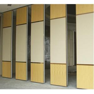 China Aluminium Sliding Acoustic Room Dividers Office Removable Partitions For Conference Room on sale