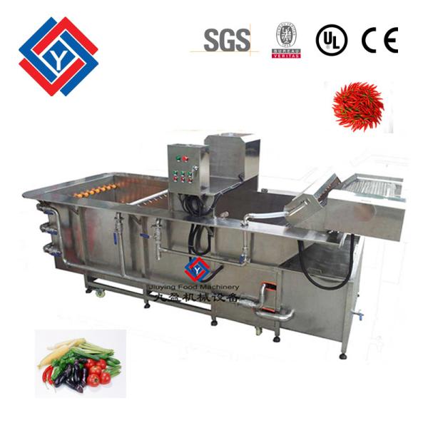 Quality 800KG/H Capacity Vegetable Cleaning Machine With Sand Blasting Surface wholesale