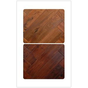 China tobacco road acacia walnut flooring in herringbone design on sale