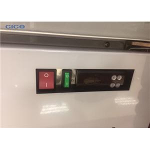 Freestanding Upright Display Refrigerator , Stainless Steel Refrigerator