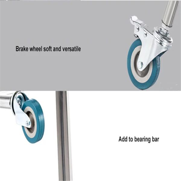 RK Bakeware China Medical Hospital Dressing Stainless Steel Trolley Surgical Trolley with Drawers