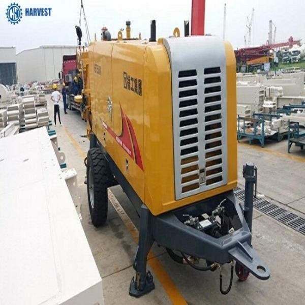 Quality Max Conveying Distance 150m  HBT6013K 40M3/H Concrete Pump Trailer wholesale