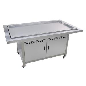 Customizable Teppanyaki Grill Table with Optional Smoke Exhaust